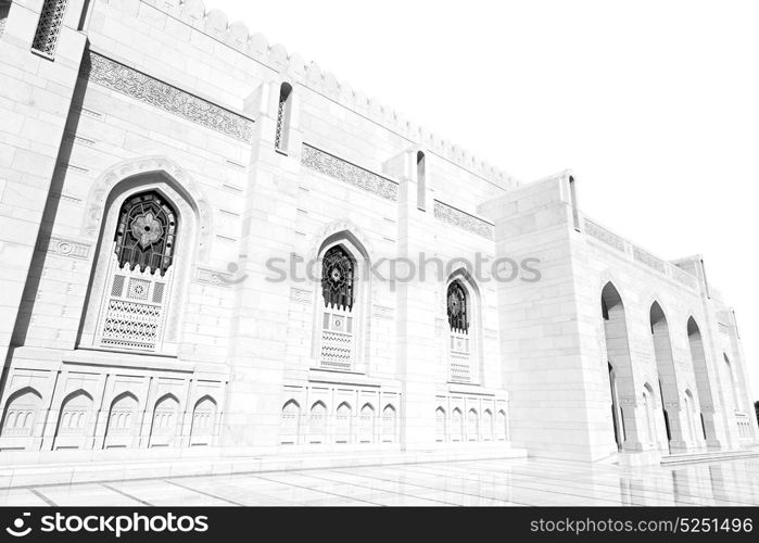 minaret and religion in clear sky in oman muscat the old mosque