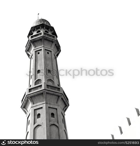 minaret and religion in clear sky in oman muscat the old mosque