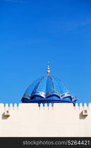 minaret and religion in clear sky in oman muscat the old mosque