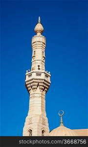 minaret on a sky background