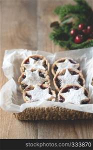 Mince pies - traditional Christmas food