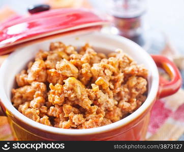 minced meat