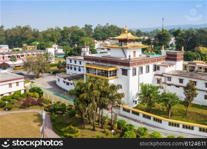 Mindrolling Monastery is a tibetan monastery located near Clement Town, in Dehradun, Uttarakhand state, India.