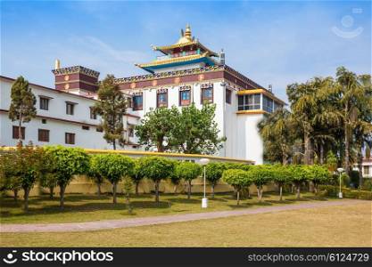 Mindrolling Monastery is a tibetan monastery located near Clement Town, in Dehradun, Uttarakhand state, India.