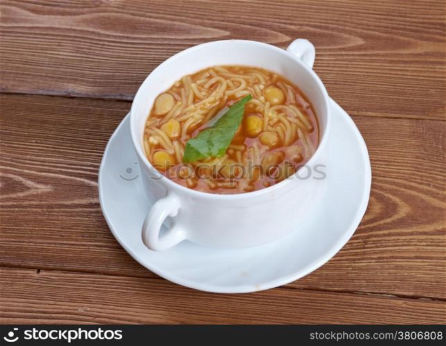 Minestra di Ceci - Italian chickpea soup