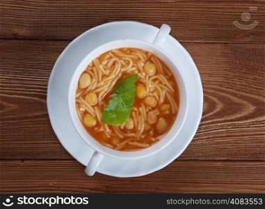 Minestra di Ceci - Italian chickpea soup