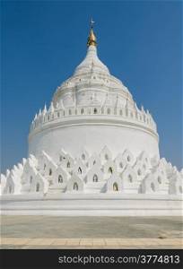 Mingun white pagoda