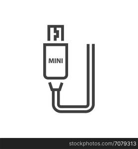 Mini HDMI Adapter Line icon