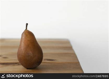 minimal abstract concept pear table front view