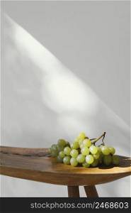 minimal abstract grapes vertical copy space background