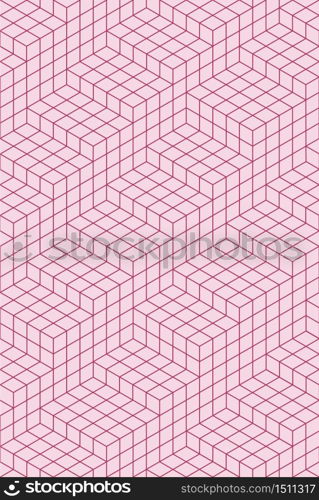 minimal aesthetic tiles / stair seamless illusion geometric neo pattern mono color