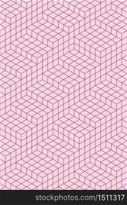 minimal aesthetic tiles / stair seamless illusion geometric neo pattern mono color
