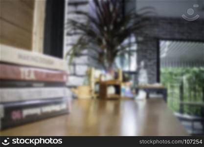 Minimal green plant in pot on table, stock photo