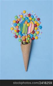 minimalist sweets lollipop ice cream cone
