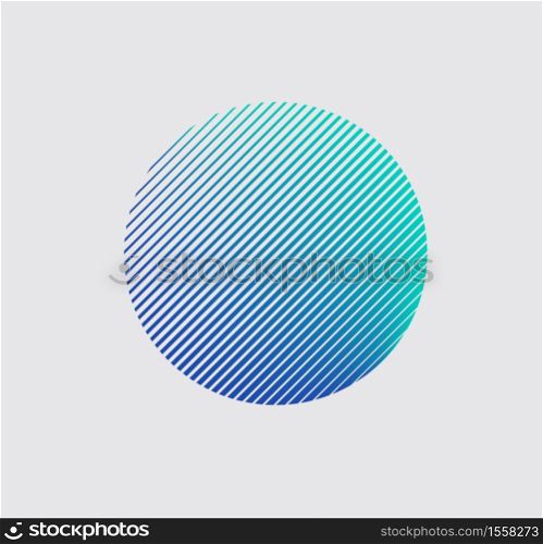 Minimalistic geometric design. Simple figure, Element for graphic web design, Template for print, textile, wrapping, decoration, Abstract vector illustration