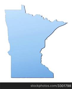Minnesota(USA) map