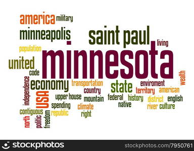 Minnesota word cloud