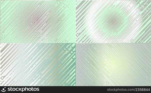 Mint color abstract background. Diagonal art stripes. Stripes on background.