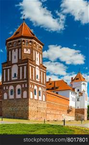Mir Castle - fortification and residence in the urban village World Korelichi district of the Grodno region. Architectural, declared a UNESCO World Heritage Site (2000). Up to 1568 hosts were Ilyinich, then - Radziwill (up to 1828), Wittgenstein (up to 1891). The last owners of the castle were Svyatopolk-Mirsky (until 1939), after which the castle became state property. Complex participated in almost all wars that were carried at one time on the Belarusian land. The successful combination of architectural styles of Gothic, Baroque and Renaissance makes Mir Castle one of the most impressive castles in Europe. In December 2010, after extensive restoration works the Mir Castle was opened to tourists.