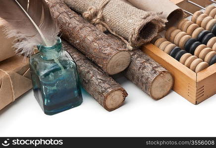 miscellaneous object in cargo office isolated on a white background