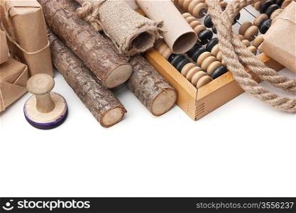 miscellaneous object in cargo office isolated on a white background