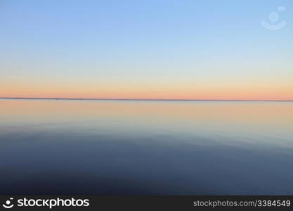 misty dawn at the lake