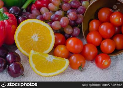 mix fruits and vegetable. mix fruits and vegetable for health