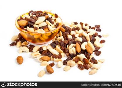Mix nuts.