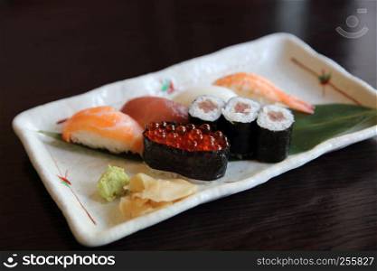 Mix sushi Japanese food