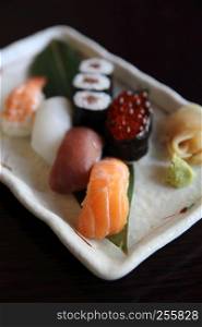 Mix sushi Japanese food