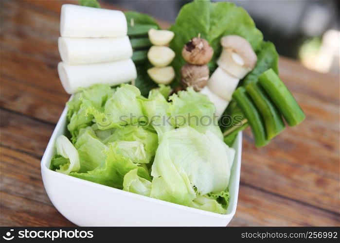 Mix vegetables for grill