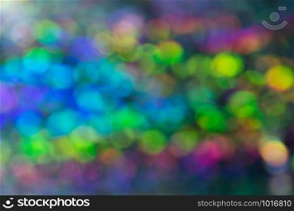 Mixed colorful bokeh background