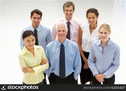 Mixed group business people