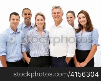 Mixed group of business people