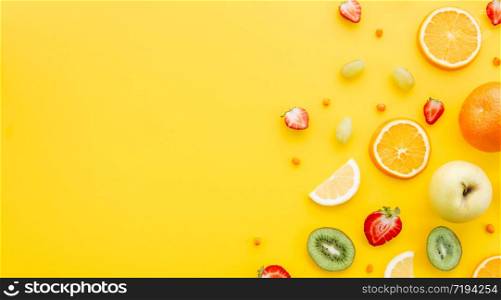 Mixed summer fruits