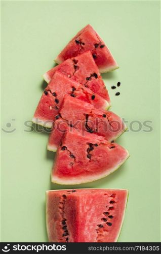 Mixed summer fruits closeup