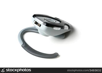 mobile device hands-free isolated on a white background