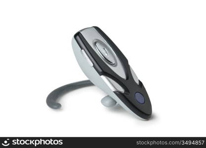 mobile device hands-free isolated on a white background
