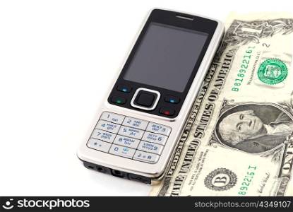 Mobile phone and cash