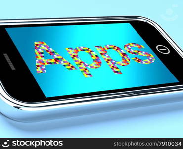 Mobile Phone Apps Applications On Smartphone . Mobile Phone Apps Applications On A Smartphone