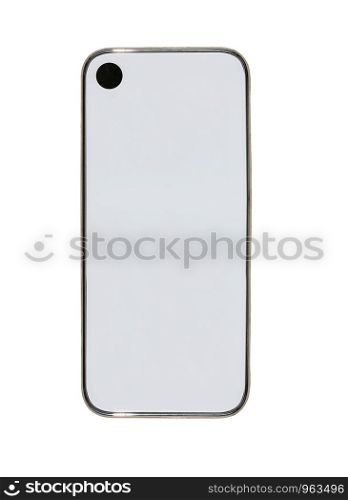Mobile phone case or smartphone case isolated on white background and have clipping paths.