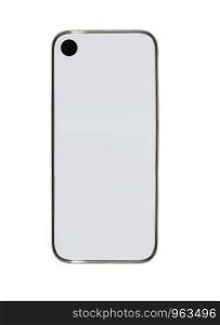 Mobile phone case or smartphone case isolated on white background and have clipping paths.