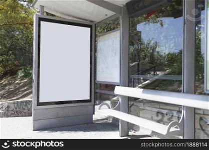 mock up billboard light box bus shelter . Resolution and high quality beautiful photo. mock up billboard light box bus shelter . High quality and resolution beautiful photo concept