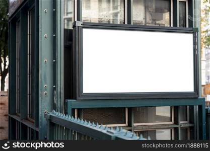 mock up billboard metro entrance 1 . Resolution and high quality beautiful photo. mock up billboard metro entrance 1 . High quality and resolution beautiful photo concept