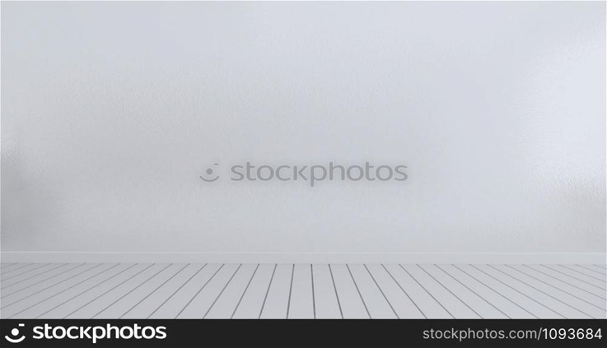 mock up empty room white wall background. 3d rendering