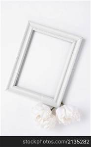 mock up minimalist white frame
