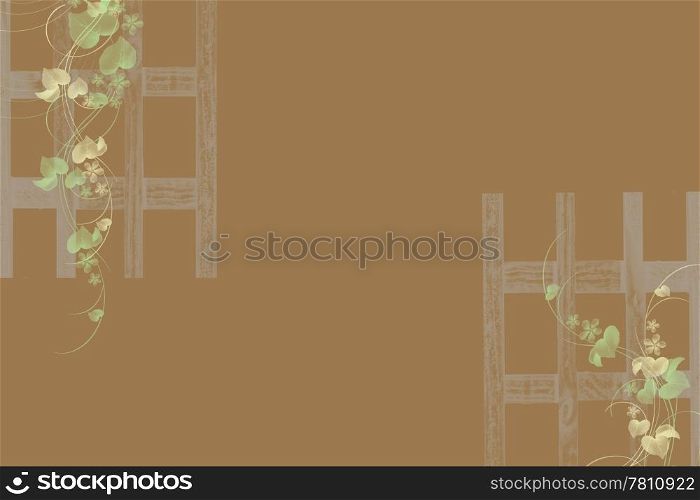 Modern abstract background of leaves