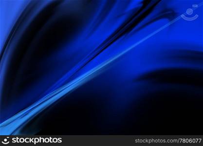 Modern abstract blue lights on dark background
