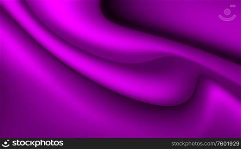 Modern abstract gradient violet silk bright background