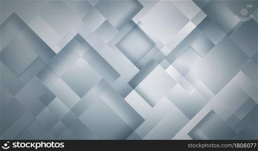 Modern abstract light gray background with squares